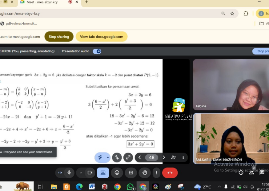 Guru Les Privat Matematika Surabaya